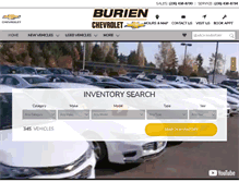 Tablet Screenshot of burienchevrolet.net