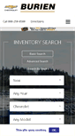 Mobile Screenshot of burienchevrolet.com